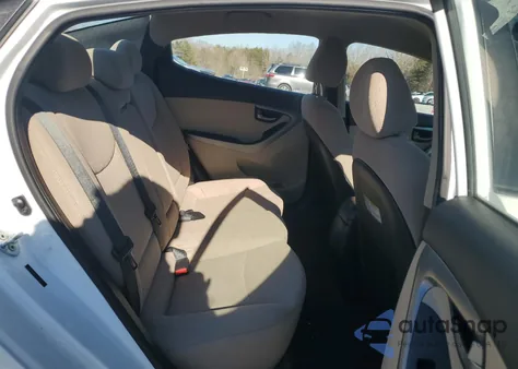 2016 Hyundai Elantra Se from USA, damaged, VIN 5NPDH4AE1GH724014